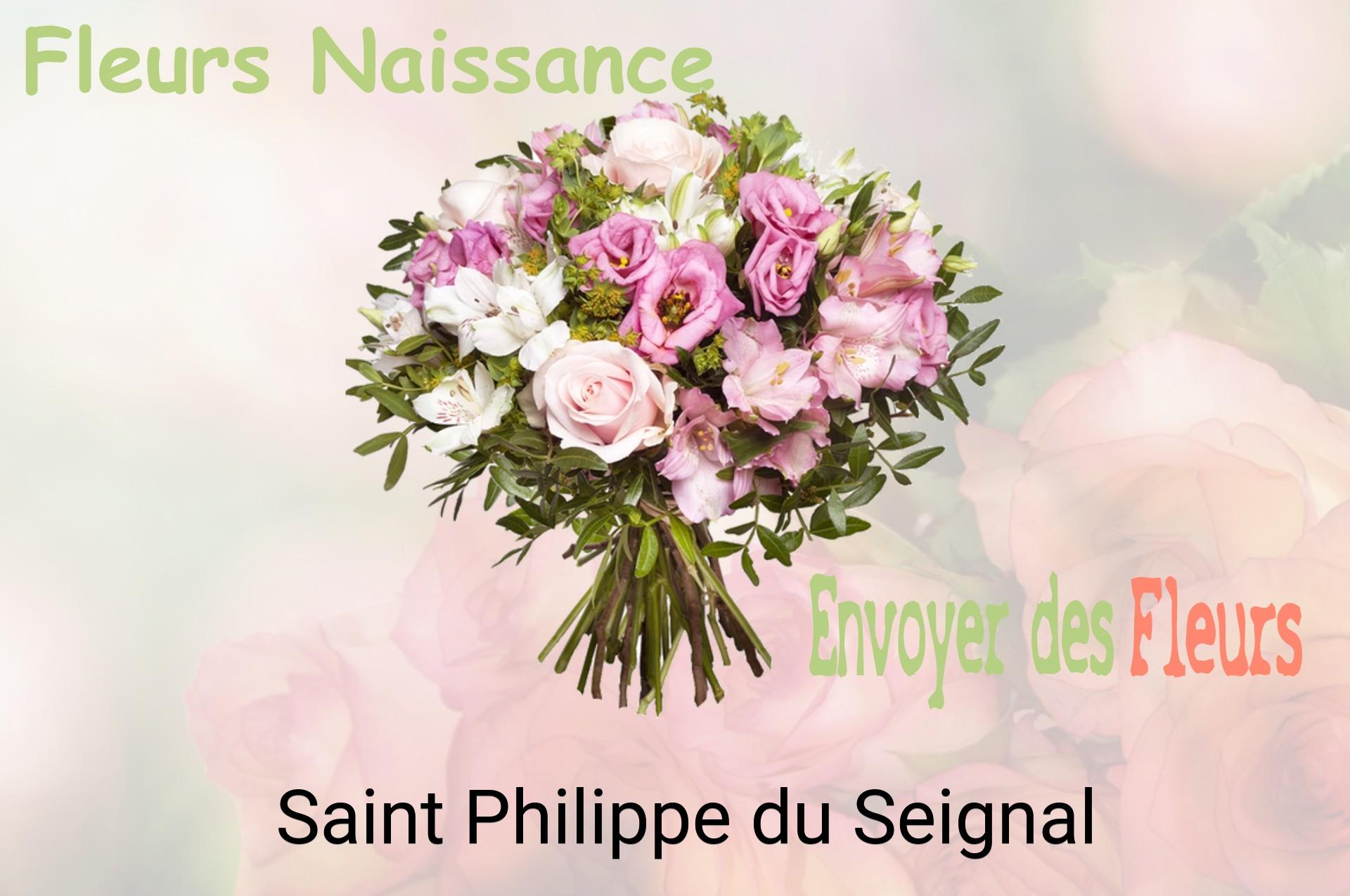 Bouquet de fleurs de naissance livré à Saint-Philippe-du-Seignal